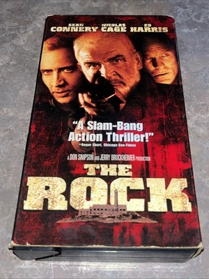 The Rock VHS 1998 Sean Connery Nicolas Cage **TESTED** - Imagem 1 de 4