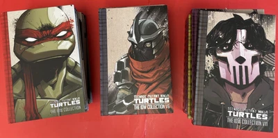 IDW Teenage Mutant Ninja Turtles Volumes 1-15 and Last Ronin Hardcover TMNT Lot - Image 1 of 4