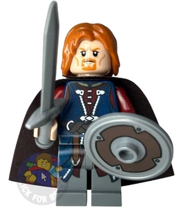 LEGO Lord of The Rings Boromir Minifigure lor014 - 9473 The Mines Of Moria 2012 - Picture 1 of 4