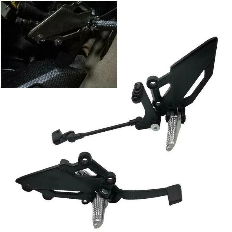 Motorbike Shift Lever Frontset Foot Peg Bracket Footrest Pedal Shifter Universal - Image 1 of 1