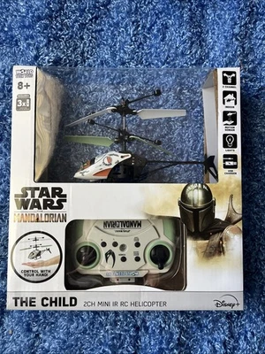 Star Wars Mandalorian 2 Canais IR RC Helicóptero a Criança, Disney USB Interno - Imagem 1 de 4