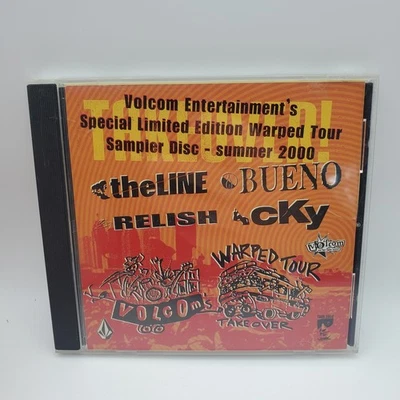 Volcom Entertainment Special Limited Edition Warped Tour Sampler CD, Summer 2000 Foto 1 de 4
