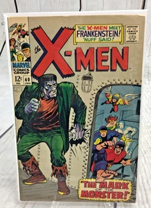 Cómic Marvel de X-Men #40 (1968) primera aparición de Frankenstein Edad de Plata en muy buen estado/buen estado - Imagen 1 de 8
