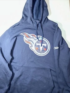 Nike Tennessee Titans Hoodie Sweatshirt Mens Sz XL NFL Blue Embroidered Logo - Picture 1 of 8