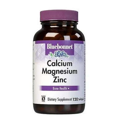 Bluebonnet Nutrition Calcio Magnesio Zinc Plus Vitamina D3, 1000 mg de Calcio, Foto 1 de 4