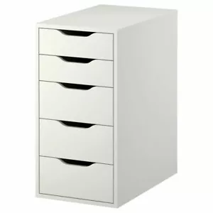 IKEA ALEX drawer unit white 36x58x70 cm - Picture 1 of 7