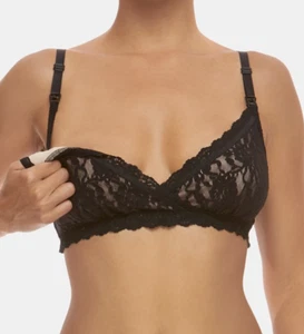 Bralette de encaje para mujer Hanky Panky 487624 negro XS - Imagen 1 de 2