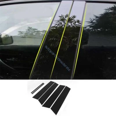 Cubierta de pilar BC centro ventana PC negro brillante para Kia Sportage R 2011-15 2016 Foto 1 de 4