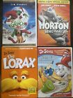 Dr Seuss DVD lot 4 movies, The Lorax, Horton Hears A Who, Green Eggs And Ham,
