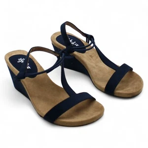 Style & Co. Womens Mulan Faux Suede Wedge Sandals (Size 5) - Picture 1 of 8