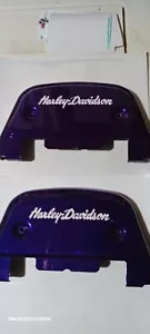 powder coated rear lettered floorboard covers, deep purple with white lettering - Picture 1 of 4