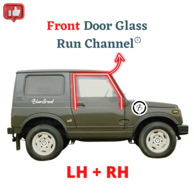 Par de canales de funcionamiento de vidrio para puerta delantera Suzuki Jimny Samurai SJ410 Foto 1 de 4