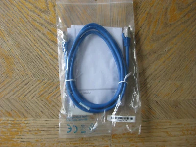 New Cables2Go 00676 5ft CAT 6a 10 Gb 550Mhz Snagless Shielded Patch Cable - Blue - Image 1 of 4