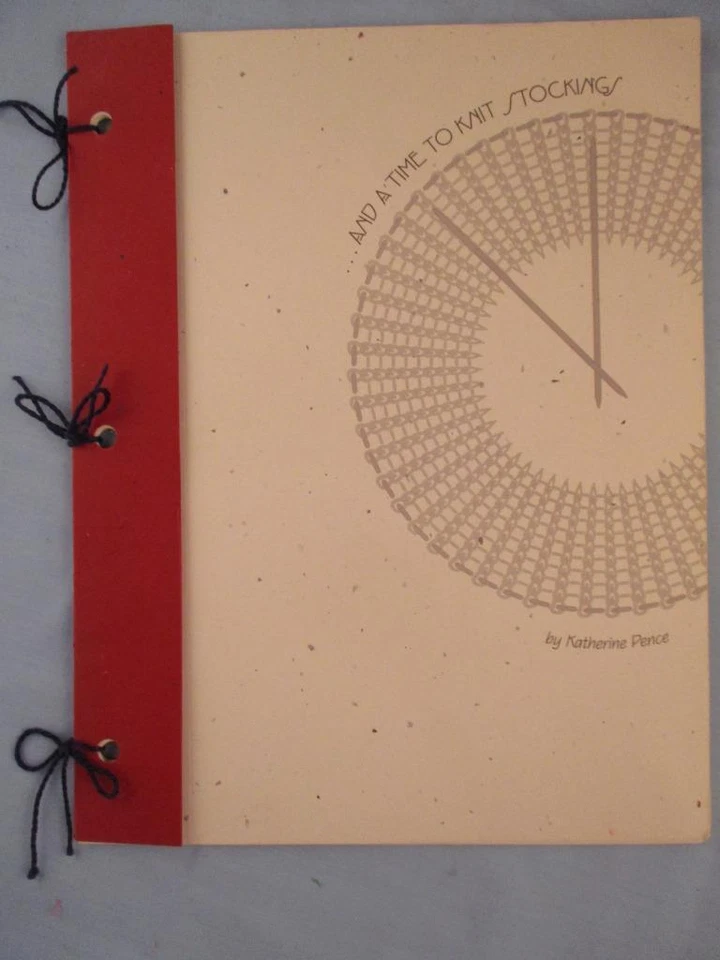 ...And a Time to Knit Stockings Socks Patterns Adult Kids Baby By Pence Book - Image 1 of 1