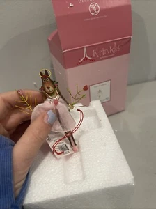 NEW Dept. 56 BALLERINA CAT Valentine Ornament Patience Brewster Krinkles 💗 - Picture 1 of 6