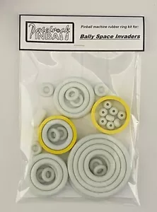 1980 Bally Space Invaders Pinball Machine Rubber Ring Kit - Picture 1 of 3