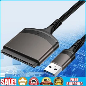 23cm USB 3.0/Typ C zu SATA Kabel 7+15/22 Pin für 2,5 Zoll SSD HDD (USB3.0) DE - Zdjęcie 1 z 8