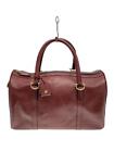 Cartier Boston Bag Leather BRW Plain