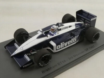Spark Brabham BT56 #7 Riccardo Patrese Mexican GP 1987 1/43 S7106 - Immagine 1 di 3