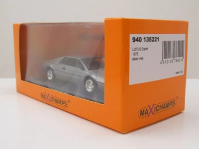 Lotus Esprit Turbo 1978 Silver Metal Maxichamps 940135221 1:43 Minichamps - Image 1 of 4