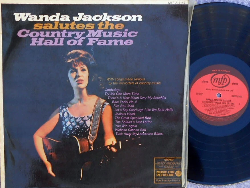 Wanda Jackson salutes the Country Music hall of fame OZ Reissue LP EX MFP - image 1 of 1