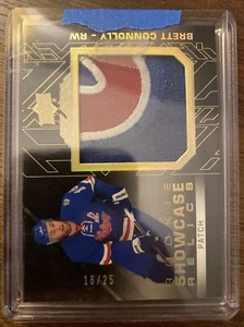 2015-16 UD Black Rookie Showcase Relics #/25 Brett Connolly RC Rare Jumbo Patch - Bild 1 von 2
