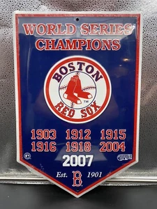 2007 Boston Red Sox World Series Champions Aluminum Sign - Picture 1 of 1