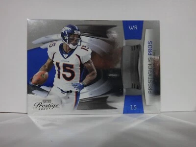 2009 Playoff Prestige Prestigious Pros Blue /1000 Brandon Marshall #7 - Image 1 of 2