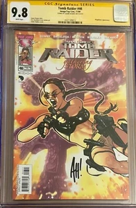 Tomb Raider #46 CGC SS 9.8 SIGNED Adam Hughes Image Top Cow 2004 Lara Croft AH! - Picture 1 of 3