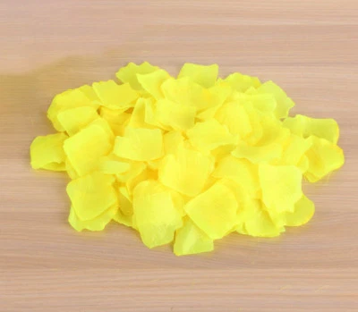 Lo último 200 ~ 1000 piezas simulación pétalos de rosa boda fiesta mesa confeti decoraciones Foto 1 de 4