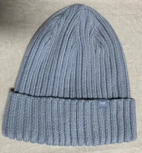 Tna Ribbed Beanie In Steel Grey New With Tags - Picture 1 of 6