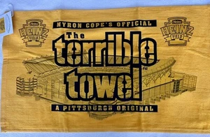 PITTSBURGH STEELERS TERRIBLE TOWEL MYRON COPE OFFICIAL HEINZ FIELD NFL FOOTBALL - Picture 1 of 4