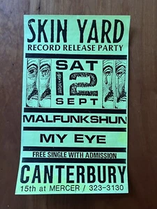Original 1987 Malfunkshun Skin Yard Show Flyer Andrew Wood Mother Love Bone PSC - Bild 1 von 2