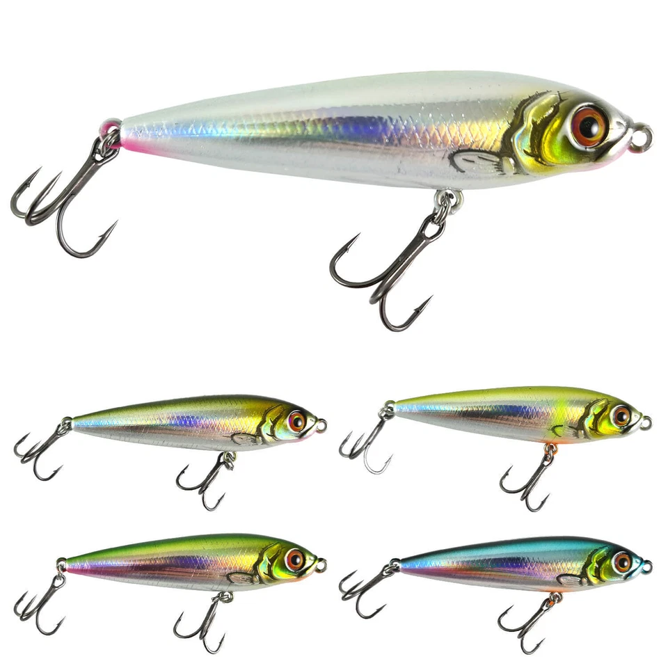 Hybrida Wobbler W1 Walkbait 7cm 8g Oberflächenköder Raubfischköder Barsch - Bild 1 von 1