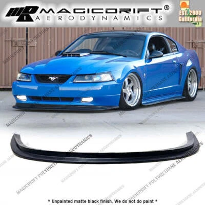 For 99-04 Ford Mustang MDA Style Front Bumper Chin Spoiler Splitter Body Kit - Image 1 of 4