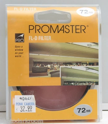 72mm FL-D - Photo Filter - ProMaster 4780 - NEW G1 - Image 1 of 2