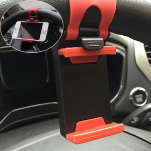 Universal Car Steering Wheel Clip Accessories Phone Holder Mount Stand Portable - Imagen 1 de 12