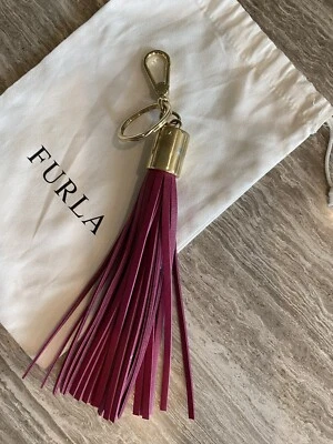 FURLA розовый сумка из натуральной кожи кисточки сумка подвеска брелок - Изображение 1 из 4