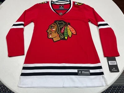 NWT Chicago Blackhawks Fanatics Breakaway Hockey Jersey Women's Small - Image 1 of 4