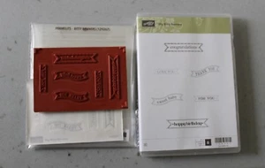 Stampin' Up! Itty Bitty Banner Stempel Set + Framelits Bitty Banner NEU - Bild 1 von 1