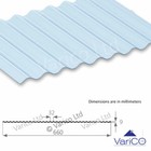 MINIATURE PROFILE CORRUGATED PVC SHEETS 0.8MM THICK ROOFING SHEET