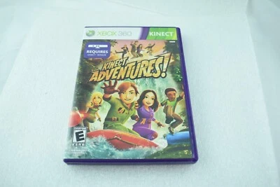 Kinect Adventures Microsoft Xbox 360 2010 Case & Game Original USA SHIPPING - Image 1 of 3