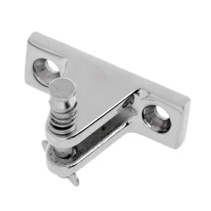 316 Stainless Steel Angled Deck Hinge Quick Release Pin for Bimini Boat Top - Picture 1 of 4