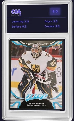 2022-23 Upper Deck MVP #69 Robin Lehner Golden Knights - CGA 9.5 Digital Grade - Image 1 of 2