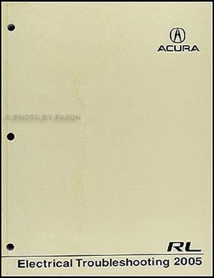 Manuale Di Risoluzione Dei Problemi Elettrici Acura RL 2005 Schema Di Cablaggio - Immagine 1 di 2