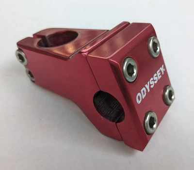 Odyssey "Bang" BMX Bike Stem - 1-1/8" Threadless Headset - fits 7/8" bars - Red  - Image 1 of 4
