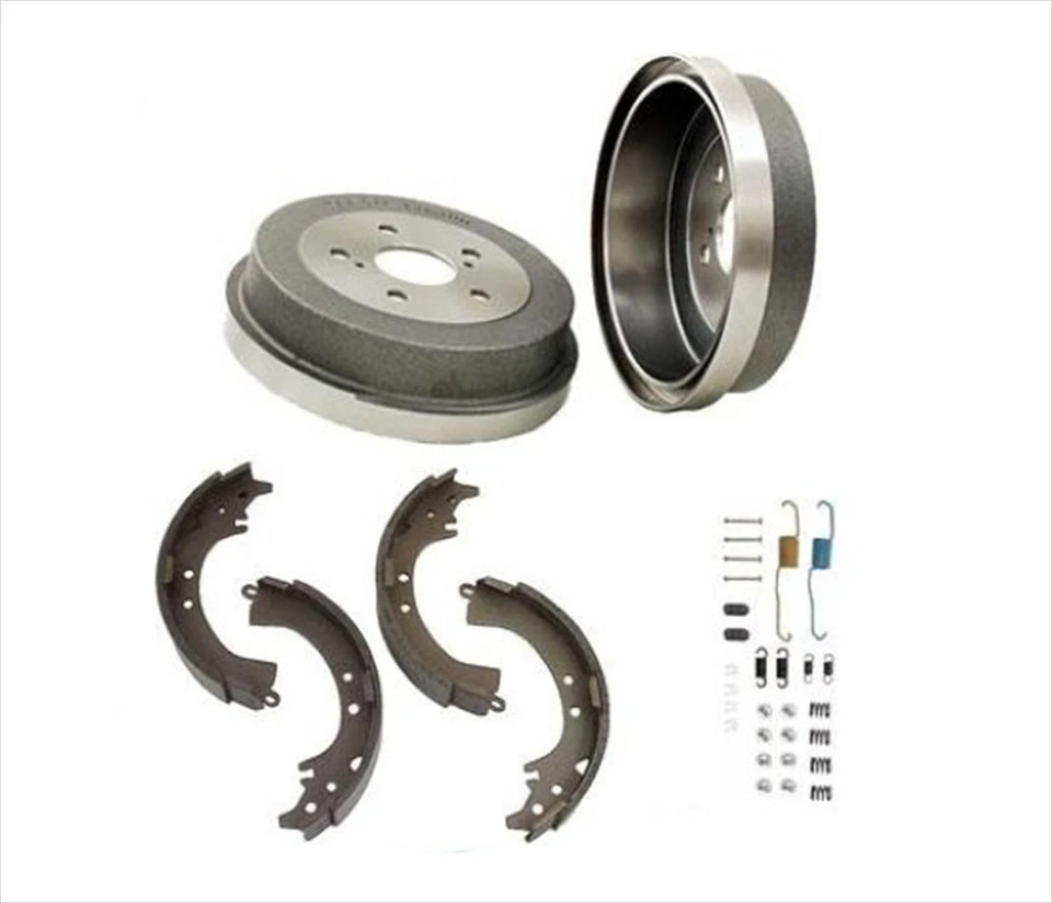 Tambor de freno trasero y zapatas de freno y resortes para 93-97 Probe 93-02 Mazda 626 MX6 (2) Foto 1 de 4