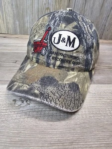 baseball Cap Vintage J And M Manufacturing  Farm Mossy Oak Ft Recovery Ohio - Picture 1 of 4