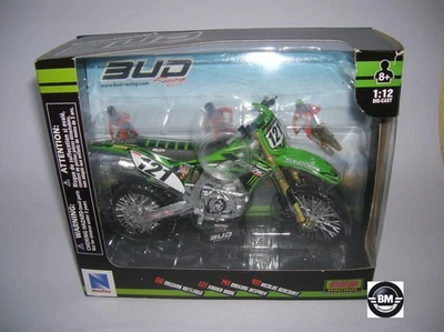 NewRay Kawasaki KX450F KX 450F Boog Desprey Bud Racing #121, 1:12 Art. 57773 - Bild 1 von 4