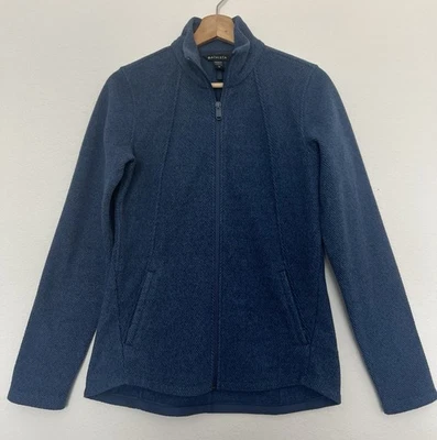 Chaqueta Athleta para mujer talla XS azul polar bolsillos con cremallera completa entrenamiento al aire libre Foto 1 de 4